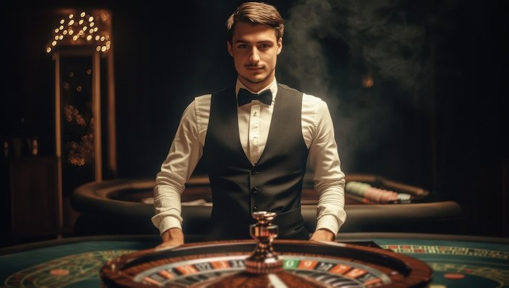 Dream Gaming live dealer studio dengan kualitas broadcast profesional